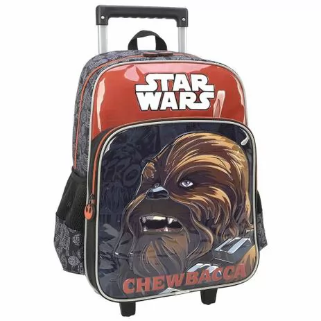 MALETA COM RODAS STAR WARS LARANJA UN