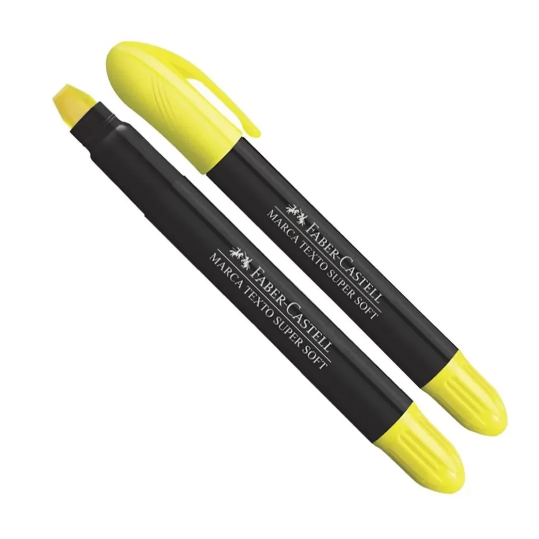 MARCA TEXTO GEL SUPER SOFT AMARELO- FABER CASTELL