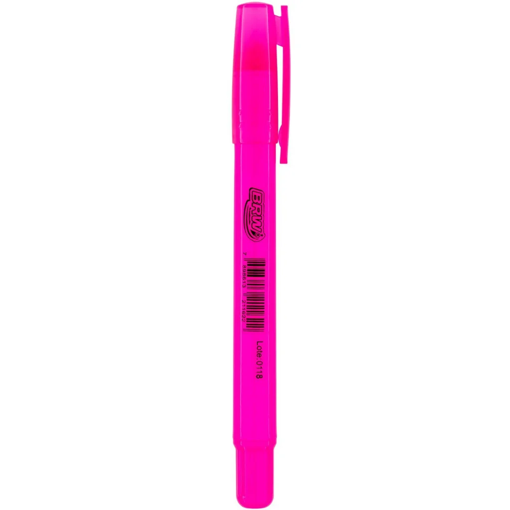 MARCADOR FLUORESCENTE ROSA EM GEL BRW