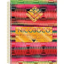 CADERNO 96 FL NICOBOCO FEMININO UN. CAPA SORTIDA