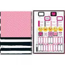 CADERNO 96 FL TILIBRA LOVE PINK UN. CAPA SORTIDA