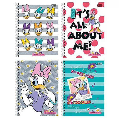 CADERNO MARGARIDA 96 FL TILIBRA UN. CAPA SORTIDA