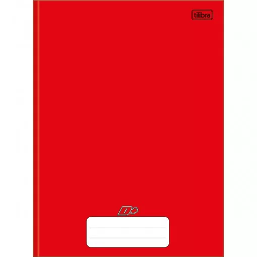 CADERNO BROCHURA 1/4 D+ VERMELHO 96FLS