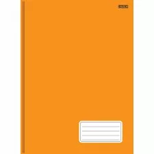 CADERNO BROCHURA 96F KBOM LARANJA