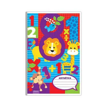 CADERNO BROCHURA 96FL CAPA FLEXÍVEL ARITMÉTICA