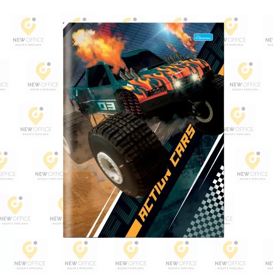 CADERNO BROCHURA ACTION CARS