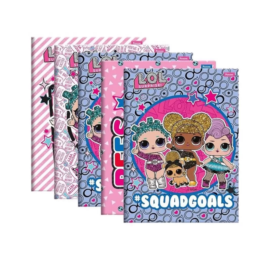 CADERNO LOL BROCHURA PEQUENO 1/4 48 FLS