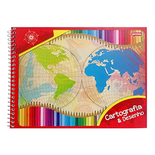 CADERNO DESENHO FLEXIVEL48 FLS - JANDAIA