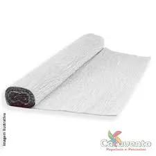 PAPEL CREPOM BRANCO 48CMX2,00M