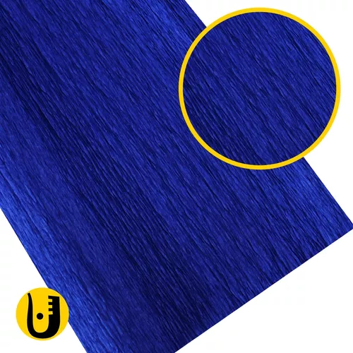 PAPEL CREPOM SUPER 48CMX2,5M AZUL ESCURO