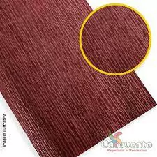 PAPEL CREPOM SUPER CREPE MARROM LISO 48CMX2,50M