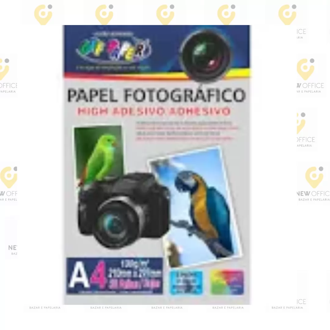 PAPEL FOTOGRÁFICO ADESIVO A4 210G