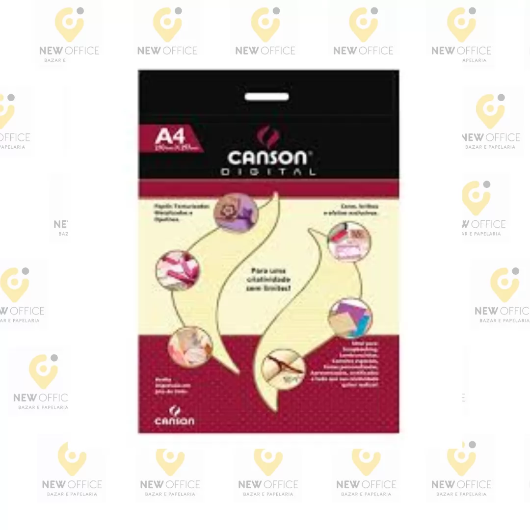PAPEL OPALINA A4 120G CANSON VERGE MARFIN 20 FL
