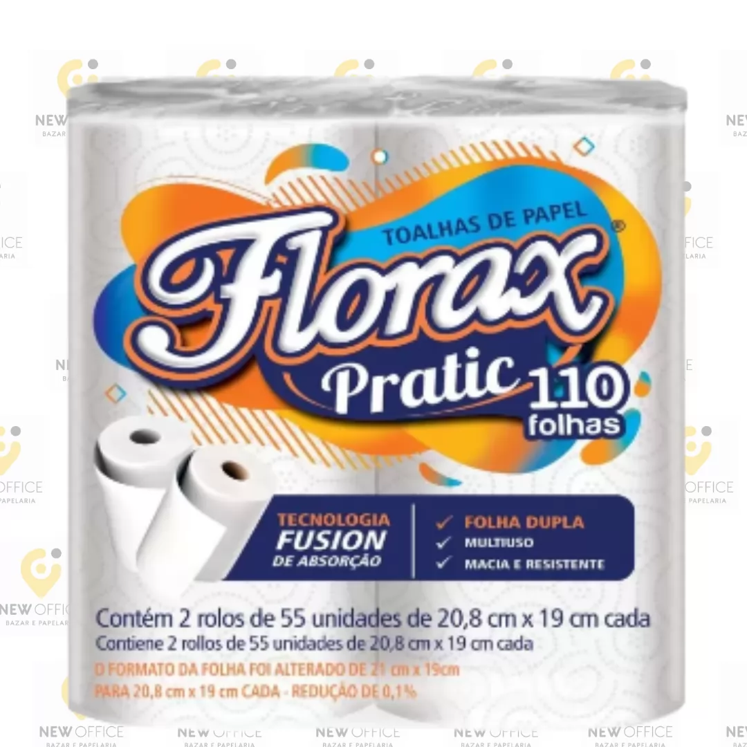 PAPEL TOALHA FLORAX 12X02X55