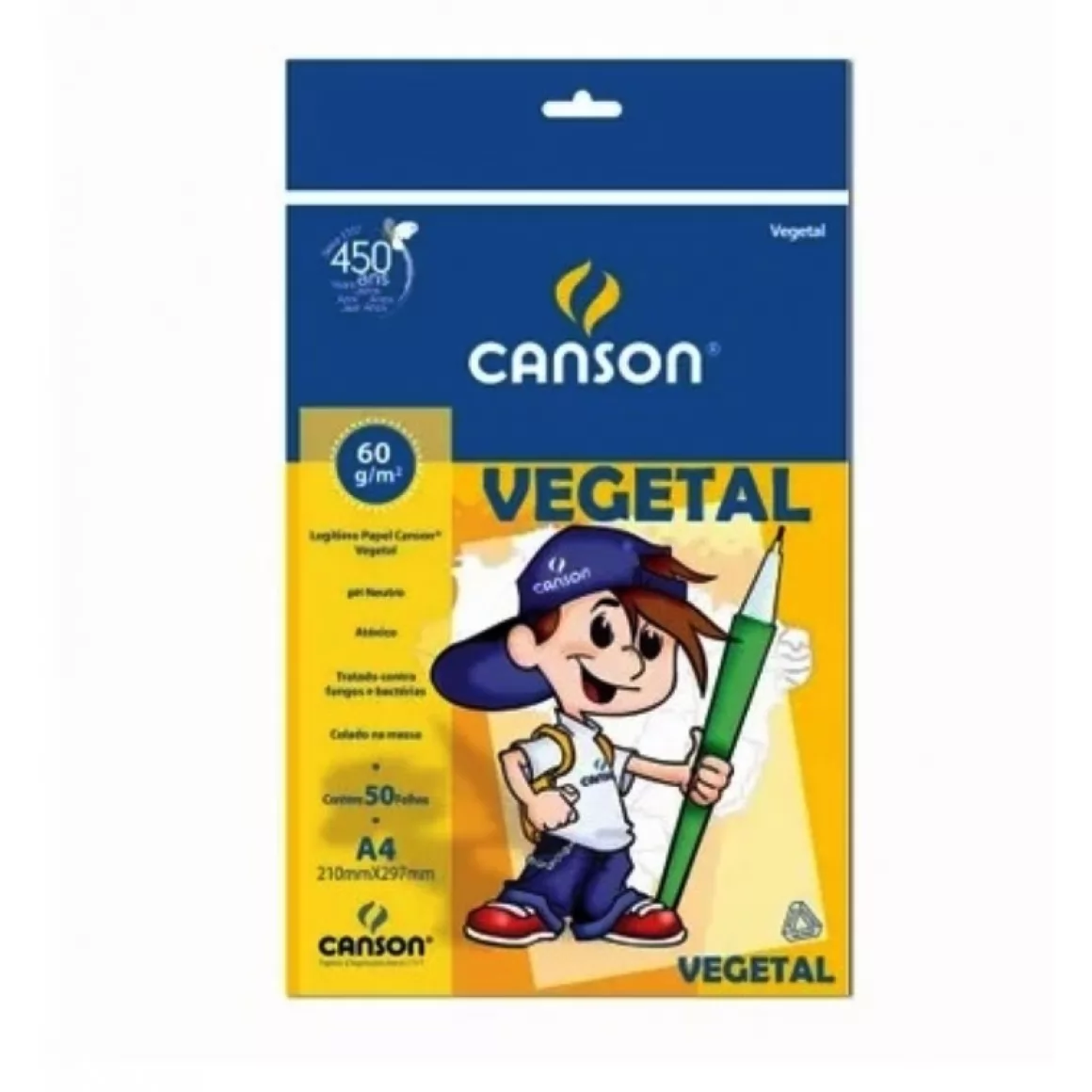 PAPEL VEGETAL A4 60G. 10FLS.