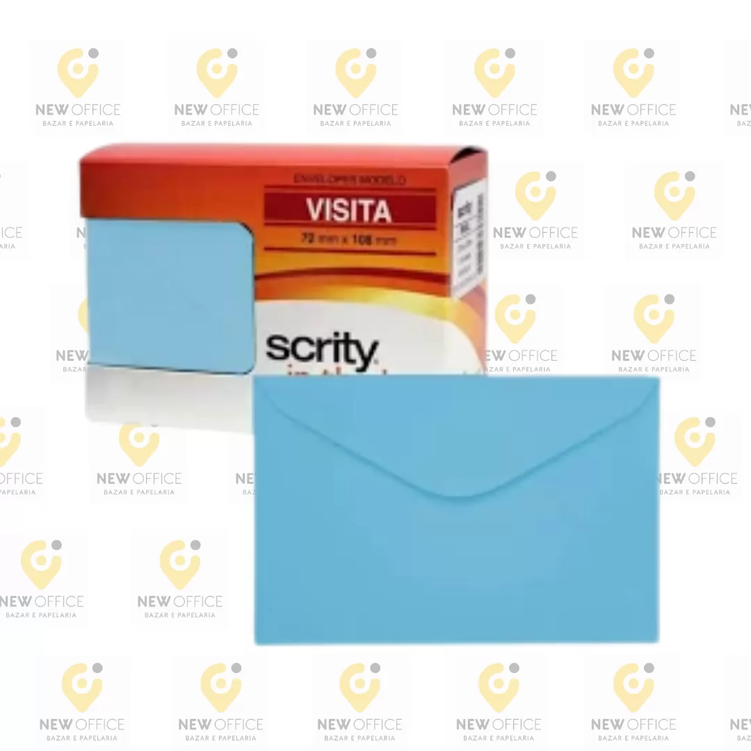 ENVELOPE CARTÃO DE VISITA GRÉCIA / AZUL ROYAL 072X108 UN