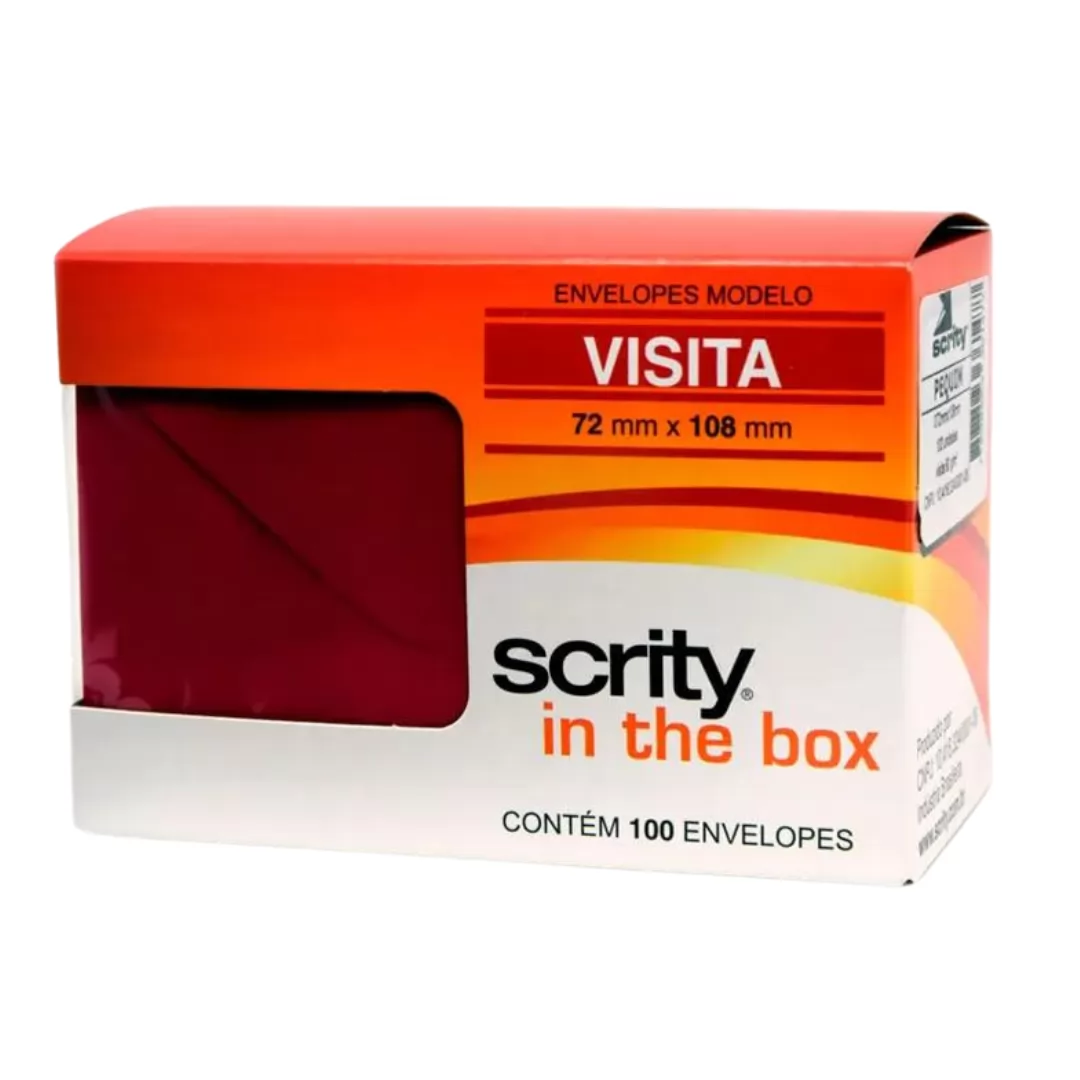 ENVELOPE COLOPLUS VINHO 72X108MM