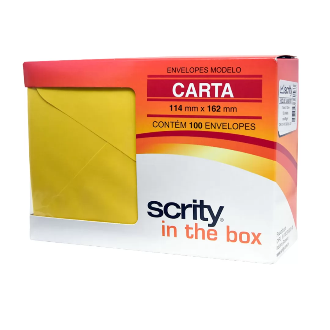 ENVELOPE COLORPLUS 114MMX162MM AMARELO