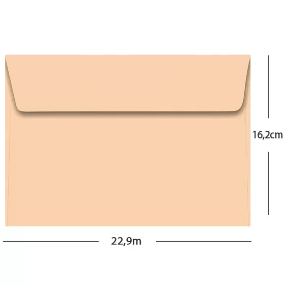 ENVELOPE CONVITE 162MMX229MM SALMÃO