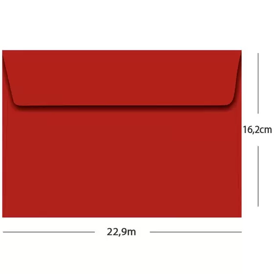 ENVELOPE CONVITE 162MMX229MM VINHO
