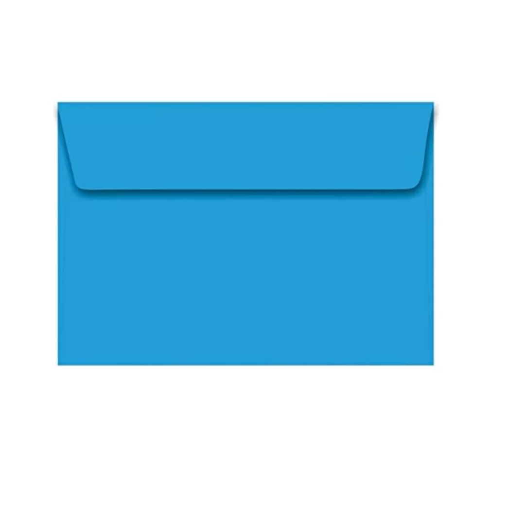 ENVELOPE DE CONVITE AZUL CLARO 162X229 CX/100