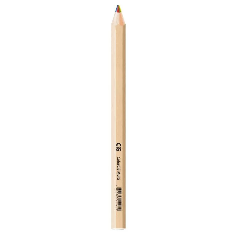 LÁPIS DE COR 4 CORES EM 1 CIS SEXTAVADO MULTI COLOR UN