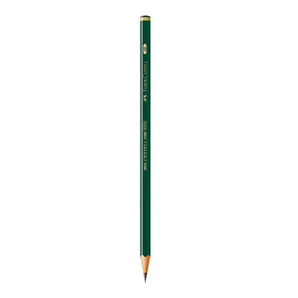 LÁPIS PRETO SEXTAVADO GRADUADO 8B - FABER CASTELL