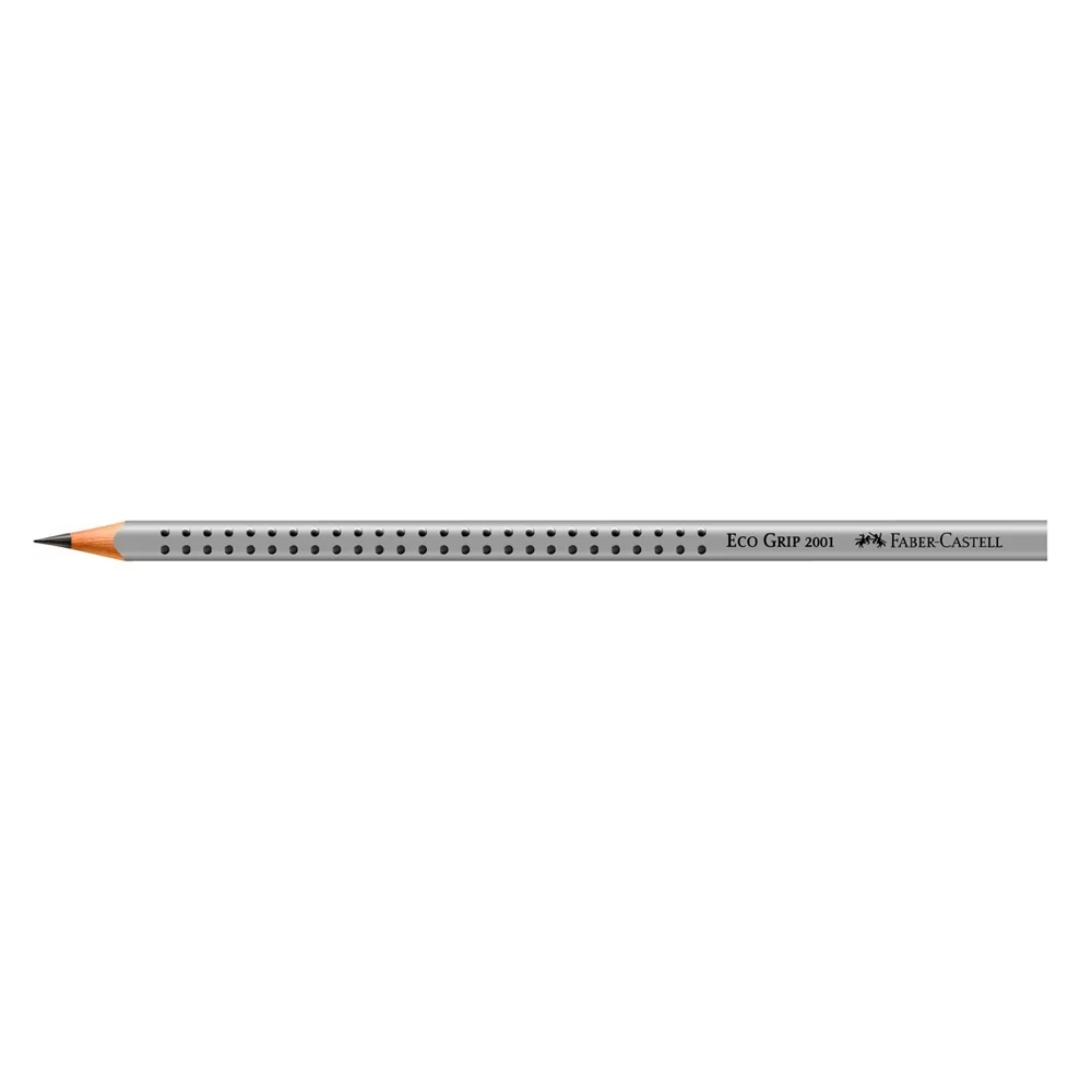 LÁPIS PRETO FABER CASTELL TRIANGULAR GRIP CINZA UN