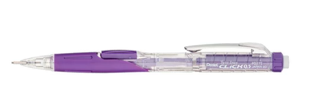 LAPISEIRA 0.5MM PENTEL TWIST-ERASE CLICK LILÁS