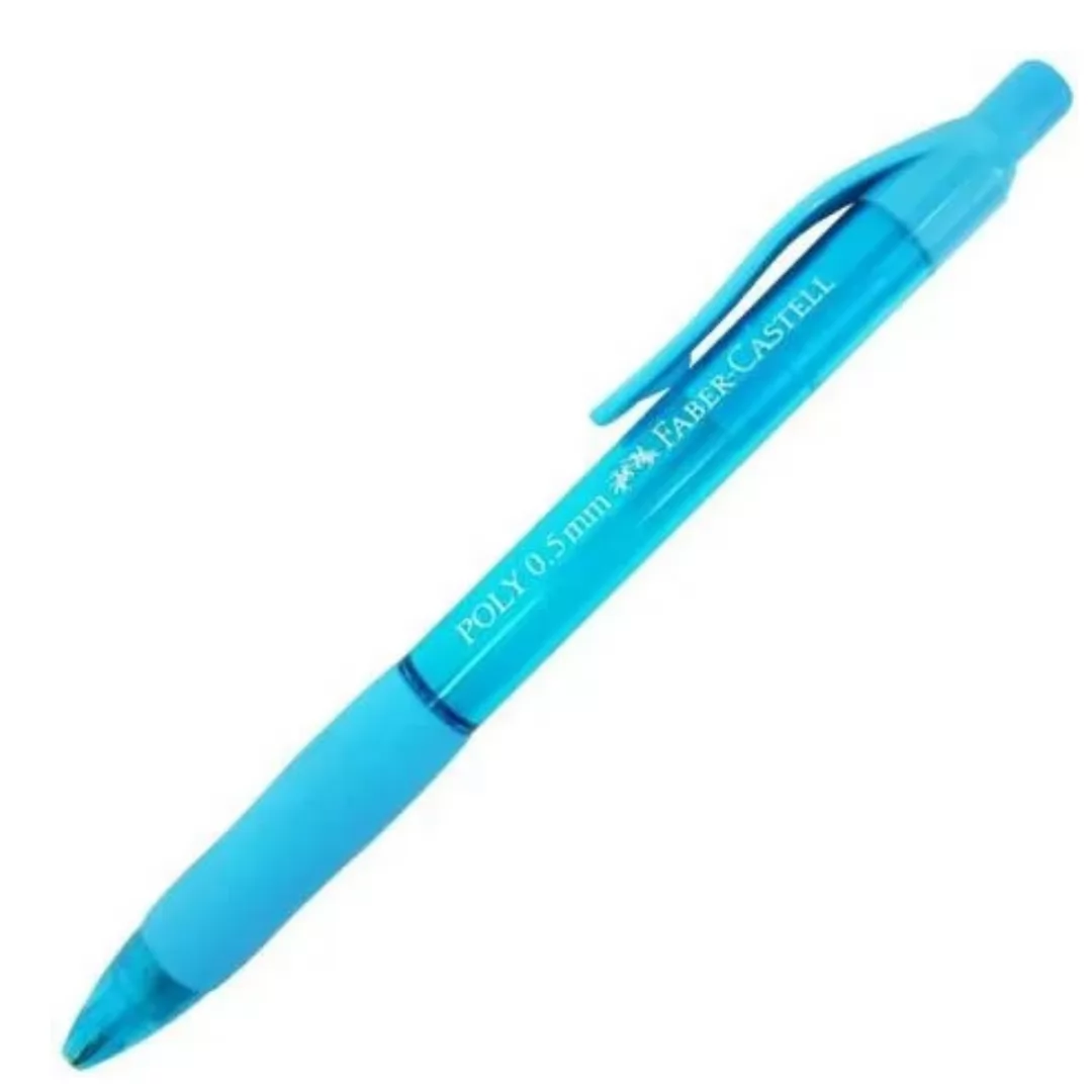 LAPISEIRA POLY SLIM 0.5MM PRETA - FABER CASTELL