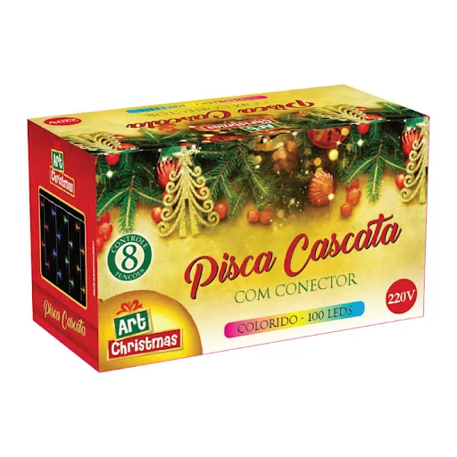 PISCA CASCATA 100 LEDS COLOR 1