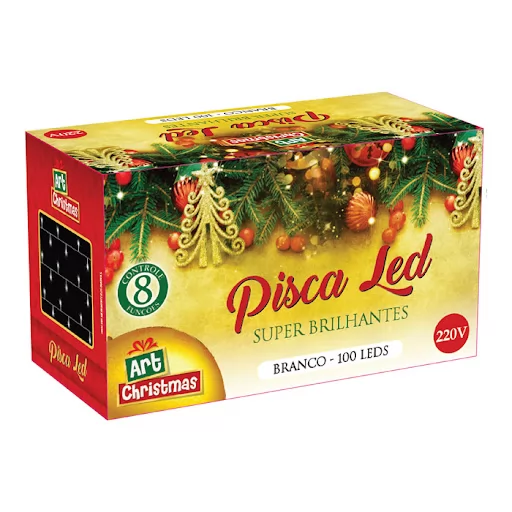 PISCA LED 100L BRANCO 8M 220V