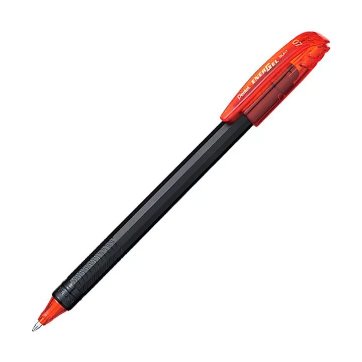 CANETA GEL 0.7MM PENTEL ENERGEL LARANJA