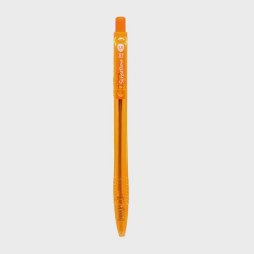 CANETA GEL 1.0MM RETRATIL SENSATIONS LARANJA