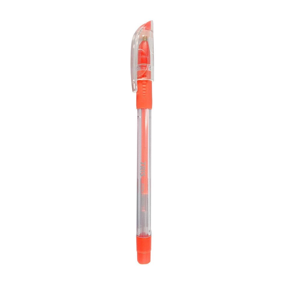 CANETA GEL 1.0MM  EFFECT GLITTER LARANJA- TRIS
