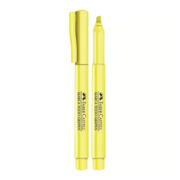 MARCA TEXTO GRIFPEN AMARELO - FABER-CASTELL