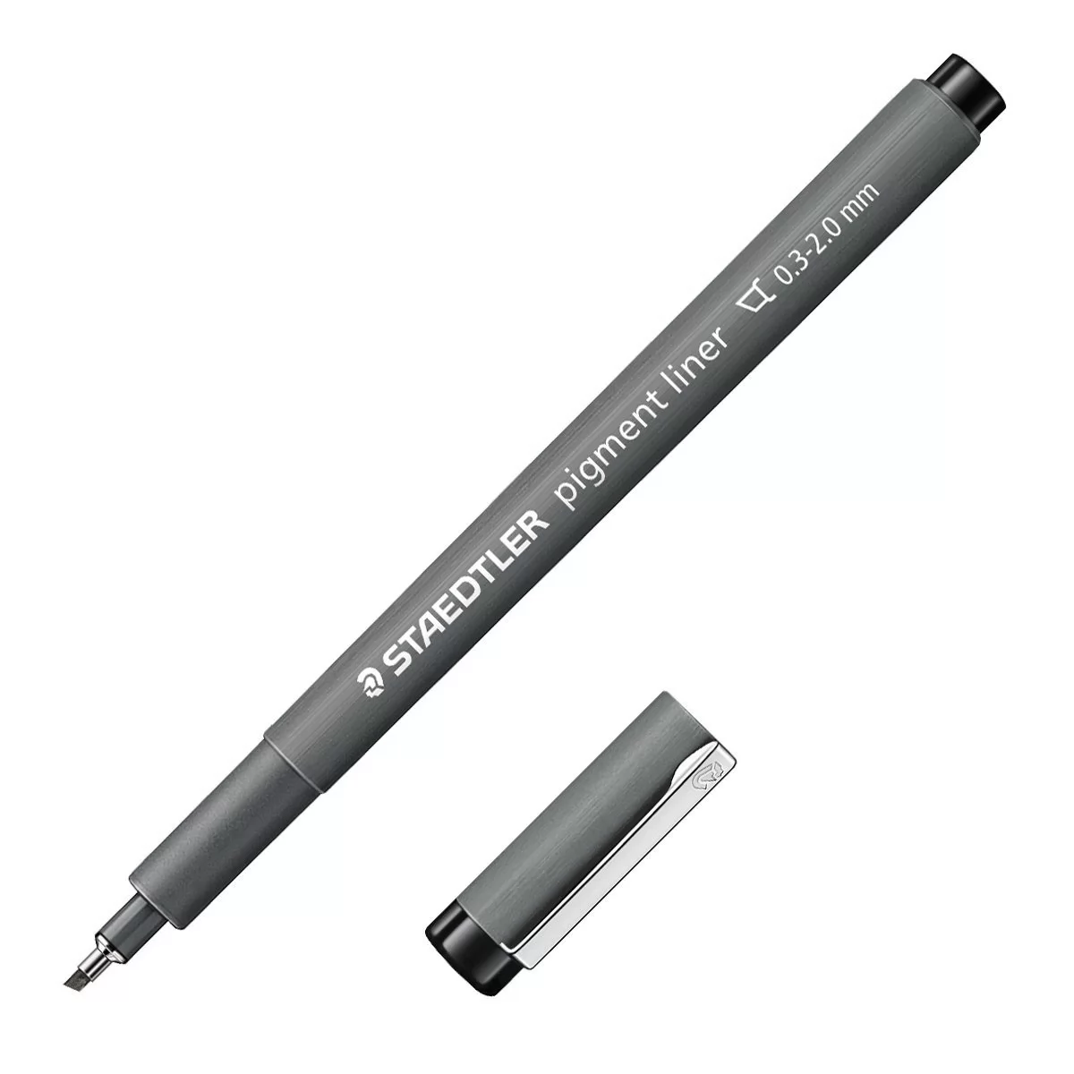 CANETA NANKIN PIGMENT LINER PRETA 0,3MM/2,0MM STAEDTLER