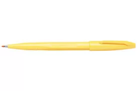 CANETA PONTA POROSA 2.0MM PENTEL SIGN PEN AMARELA