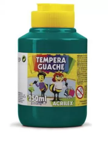 TINTA TEMPERA GUACHE VERDE BANDEIRA 250ML