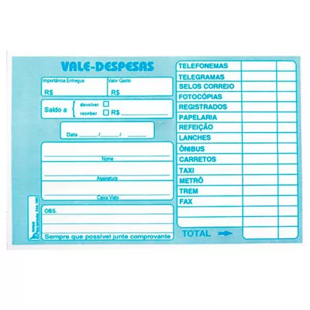 VALE DESPESAS 50FL ROTERMUND 704