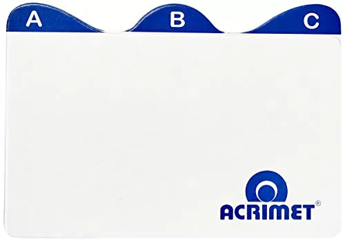 ÍNDICE ALFABÉTICO 3X5 127MMX075MM ACRIMET