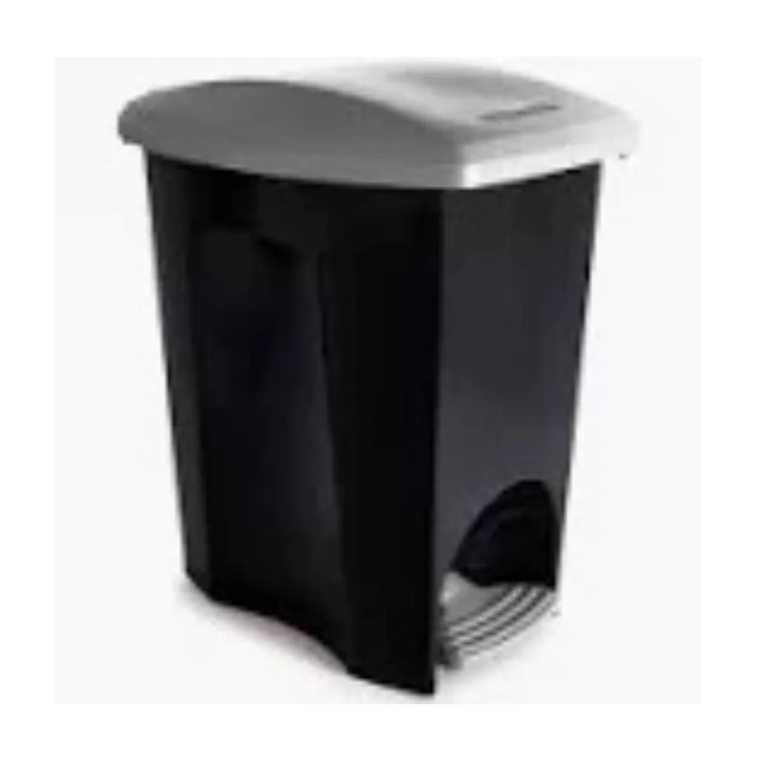CESTO PARA LIXO ECOBLACK COM PEDAL 15L UNIDADE 3495 - PLASUTIL