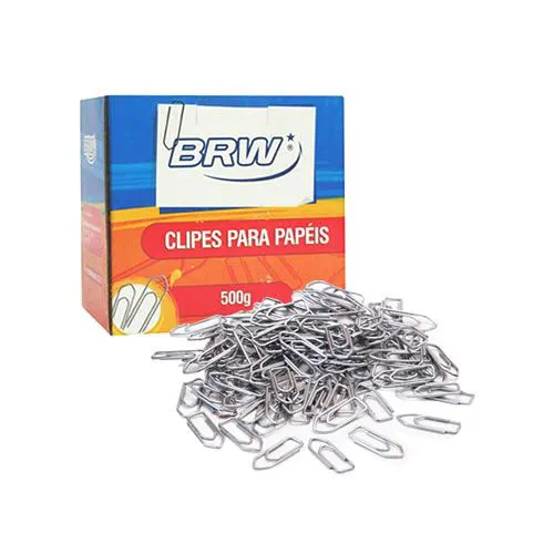 CLIPES PARA PAPEL 0/0 - CX C/ 500GR BRW