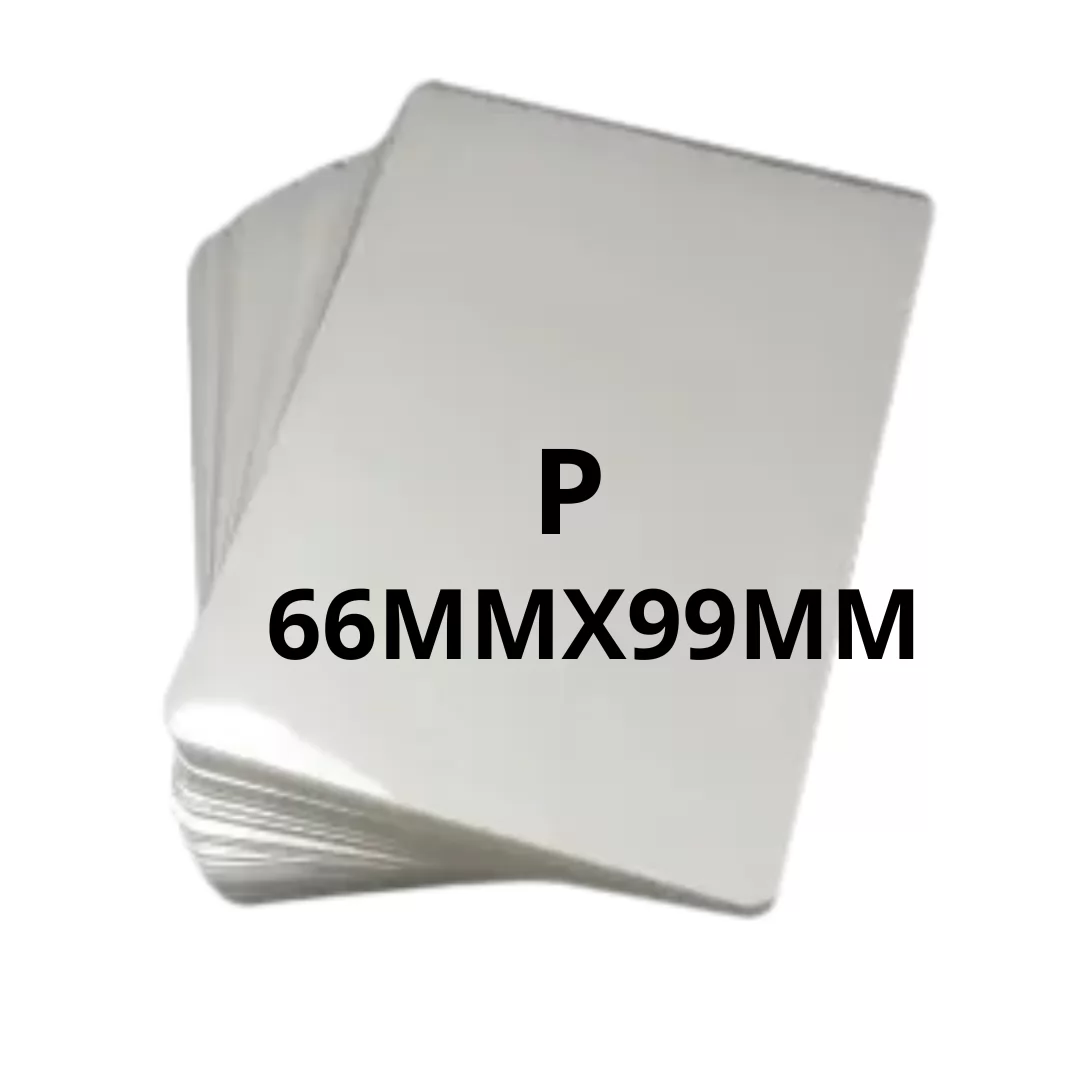 MAT. P/ PLASTIFICAÇÃO PEQUENA 66MMX99MM