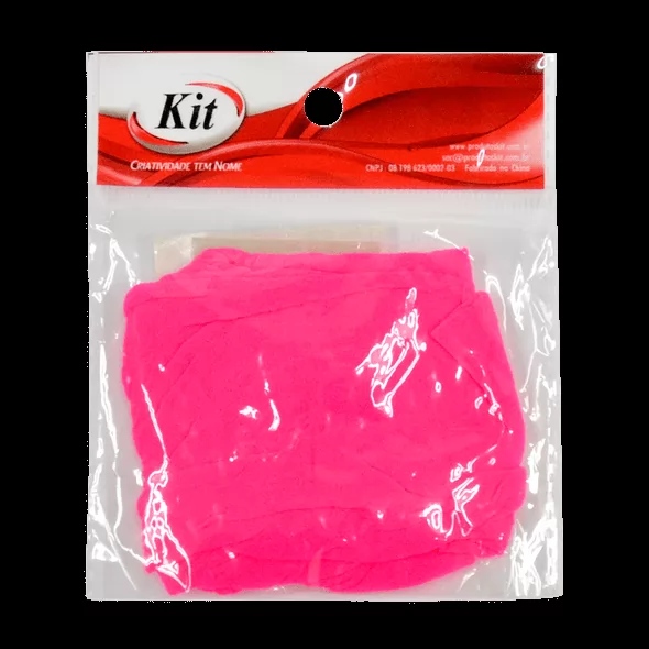 MEIA DE SEDA REF. 0497 1 A16 ROSA CITRICO - IND UNID - KIT