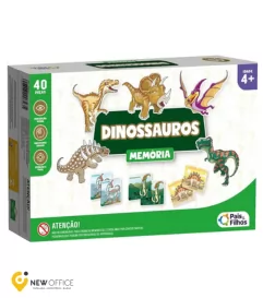 JOGO DA MEMÓRIA DINOSSAUROS - PAIS E FILHOS