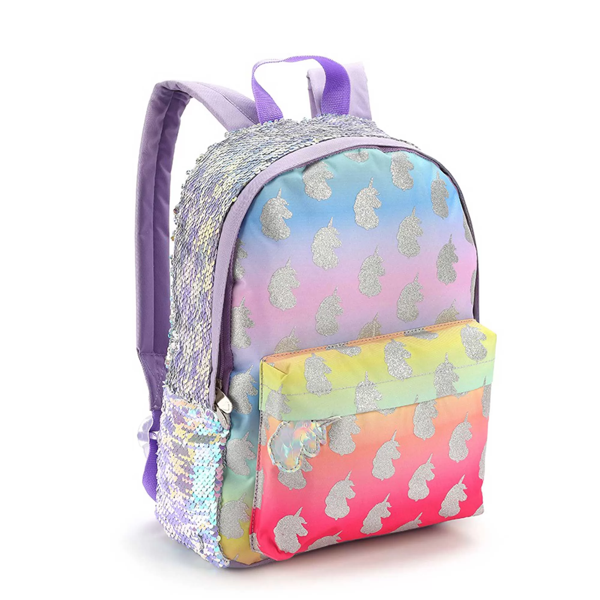 MOCHILA FEMININA 16 LANTEJOULA