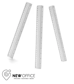 RÉGUA DE ALUMINIO 30CM - MAXCRIL