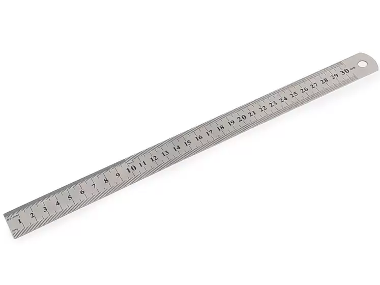 RÉGUA TÉCNICA METAL 30CM STAINLESS