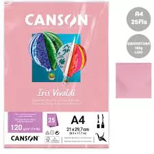 PAPEL CANSON A4 120-180G AVULSO ROSA